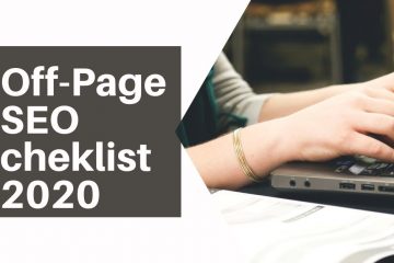 Off-Page SEO cheklist2020