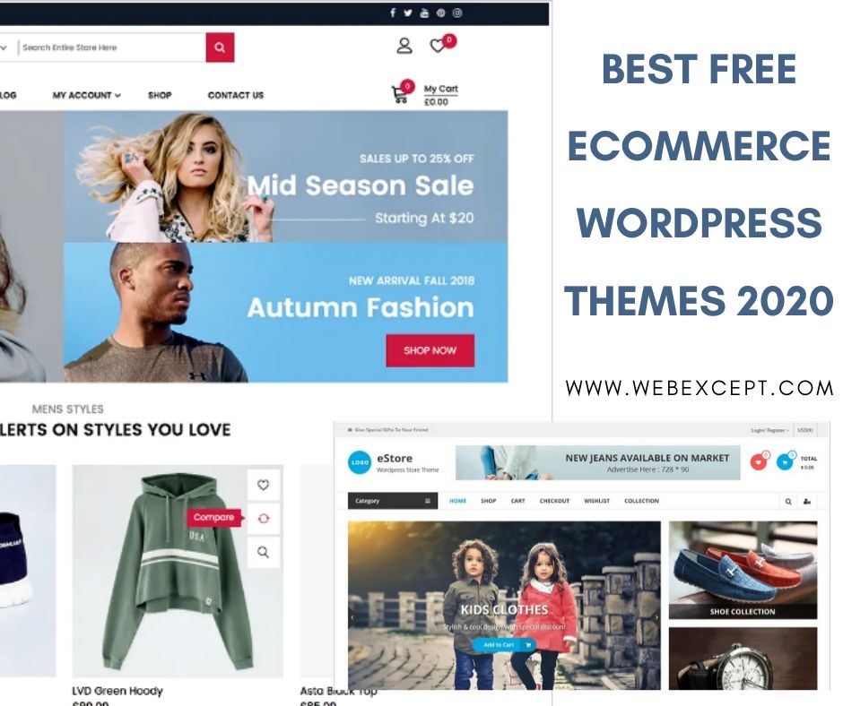 best free ecommerce wordpress themes